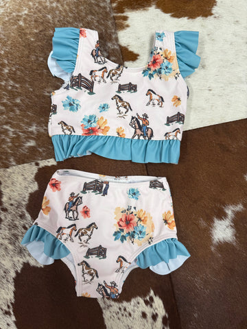 Ranch Hand Girls Swimsuit
