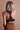 Leto Accessories seamless front lace racerback bralette with soft fabric and delicate lace details on a white background