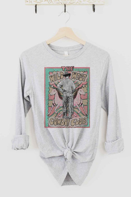 WILD WEST COWBOY LONG SLEEVE TEE