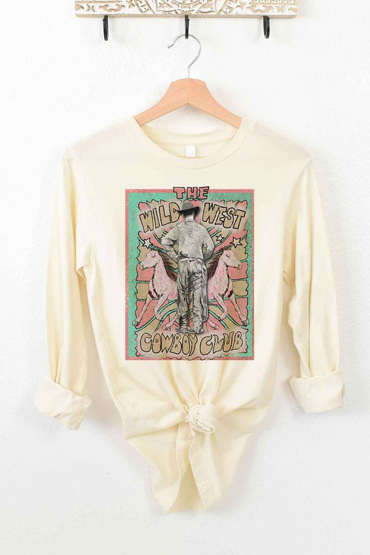 WILD WEST COWBOY LONG SLEEVE TEE