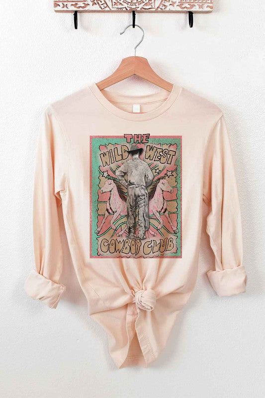 WILD WEST COWBOY LONG SLEEVE TEE