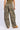 Emory Park Woodland Camo Barrel Leg Drawstring Pants showing adjustable waistband and camouflage pattern fabric.