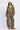 Emory Park Woodland Camo Barrel Leg Drawstring Pants showing camouflage pattern, relaxed fit, and drawstring waist.