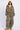 Emory Park high neck zip-up camo jacket with front zipper and fitted design, shown in a close-up view.