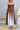 Brown & Ivory Contrast Tie-Shoulder Maxi Dress