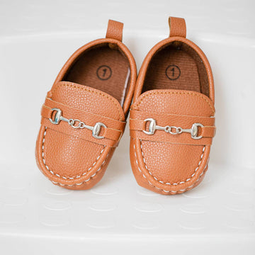 pleather baby shoes