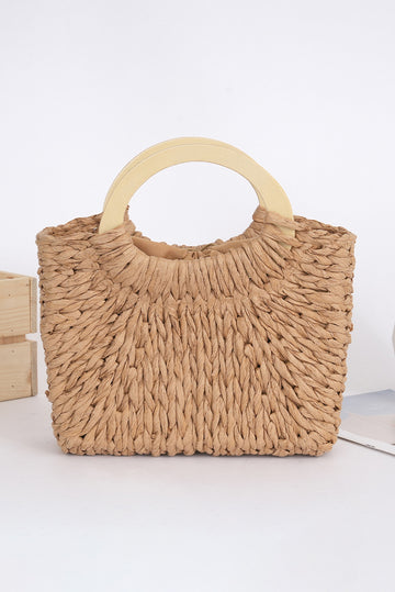 Natural Charm Woven Handbag