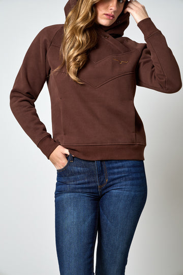 Kimes Ranch Ella Dark Brown Hoodie