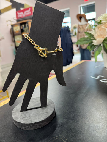 Gold Bit Bracelet