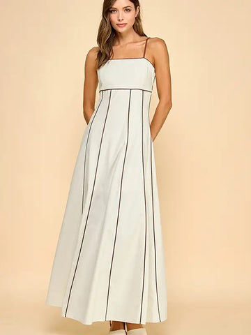 Fitted Bodice Maxi Dress