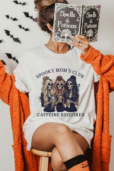 Spooky Mom's Club Tee - Cowgirl Charm