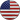 American Hat Maker magnetic hat pin featuring the American flag, with a detailed design and vibrant colors.