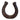 American Hat Maker horse shoe magnetic hat pin attached to a hat, featuring a detailed horse shoe design with a strong magnetic backing.