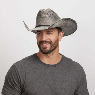 American Hat Maker Moonwalk | Mens Bangora Straw Cowboy Hat - Cowgirl Charm