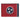 American Hat Maker Tennessee State Flag magnetic hat pin showing the vibrant red, blue, and white design on a shiny metal backing.