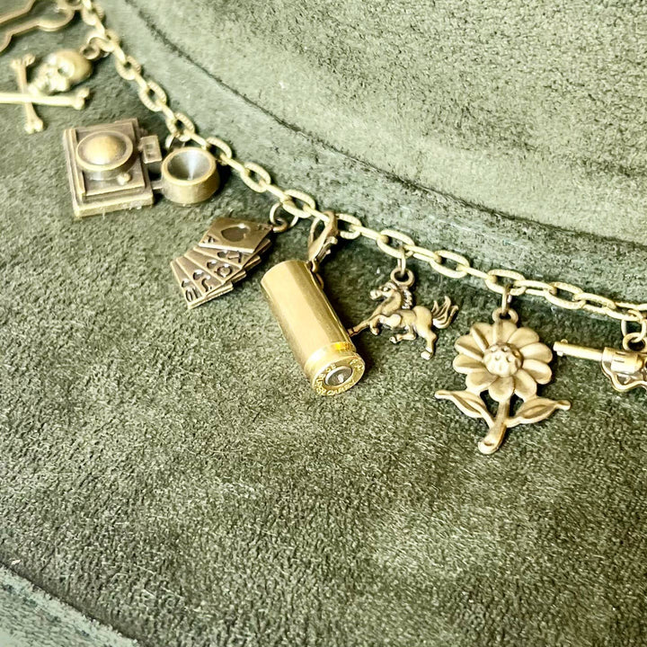 Brand Dandee bullet charm for .30 Super Carry, jewelry accessory featuring a detailed metallic bullet design.