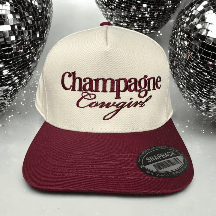 Wilde Roots champagne cowgirl hat with wide brim and decorative band, perfect for western fashion accessories.