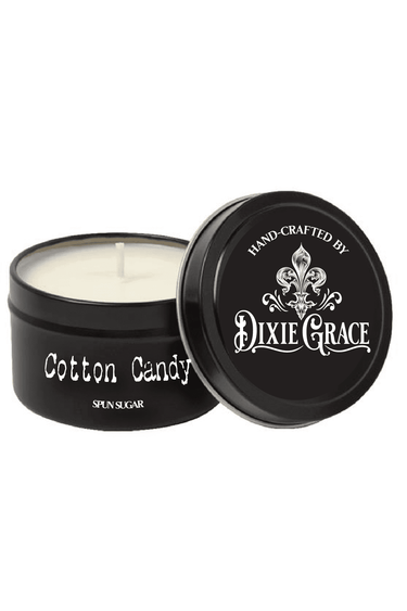 Cotton Candy - 8 oz Candle Tin - Cotton Wick - Cowgirl Charm