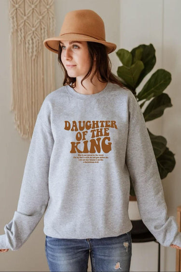 Daughter of the King Crewneck - Cowgirl Charm