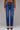 Hidden Jeans Ella Clean Stretch High Rise Classic Straight jeans displayed on a hanger, showcasing their fit and clean denim look.