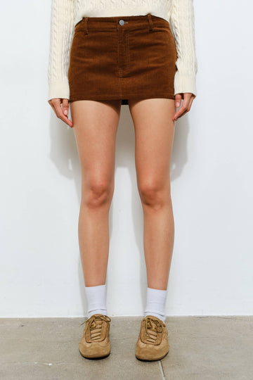 PEYTON CORDUROY SKORT - Trendy, Casual, Retro