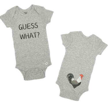 Guess What, Chicken Butt Funny Infant Bodysuit - Cowgirl Charm
