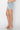 High Rise Distressed Denim Shorts – Light Wash Frayed Hem - Cowgirl Charm