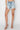 High Rise Distressed Denim Shorts – Light Wash Frayed Hem - Cowgirl Charm