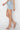 High Rise Distressed Denim Shorts – Light Wash Frayed Hem - Cowgirl Charm