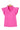 Hot Pink Ruffle Sleeve Top – Scalloped V - Neck Blouse | Cowgirl Charm Boutique - Cowgirl Charm