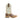 Side view of the Hyer Boots Topeka Tan women's cowboy boot with an 11-inch Robin's Egg Burnished Cowhide shaft and Broad Square Toe.