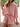 Kim Caven Collared Neck Belted Half Sleeve Romper Set – Casual Chic in Pink & White - Cowgirl Charm