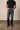 Kimes Ranch Men's Stewart jeans in dark wash denim with classic five-pocket design and straight-leg fit.
