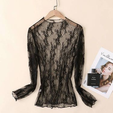 Lace Mesh Top - Cowgirl Charm