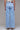 Light Wash Distressed 33" Inseam Dad Jean - Cowgirl Charm