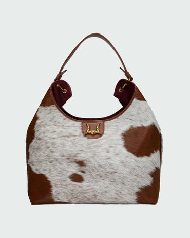 Loyal West LW Large Purse showing spacious design and black leather material with silver hardware for everyday use