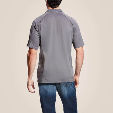 Men's Ariat AC Polo shirt in lightweight fabric with a classic collar and short sleeves, perfect for casual or active wear.