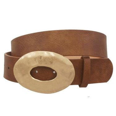 Metal Oval Buckle Belt - Cowgirl Charm