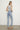 Mid - Waisted Distressed Boyfriend Straight Leg Jeans – Light Wash Ripped Denim for Women - Cowgirl Charm