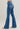Midrise Button Fly Distressed Trouser Flare - Judy Blue - Cowgirl Charm