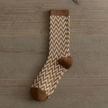 NEW AUTUMN COTTON WOMEN'S MID - CALF SOCKS_CWMS1110 - Cowgirl Charm
