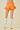 Orange Ruffle Denim Shorts - Cowgirl Charm