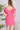 Pink Double Ruffle Sleeve Textured Mini Dress – Square Neck Fit & Flare - Cowgirl Charm