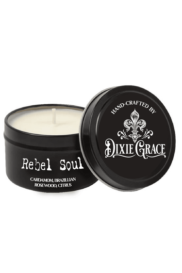 Rebel Soul - 8 oz Candle Tin - Cotton Wick - Cowgirl Charm