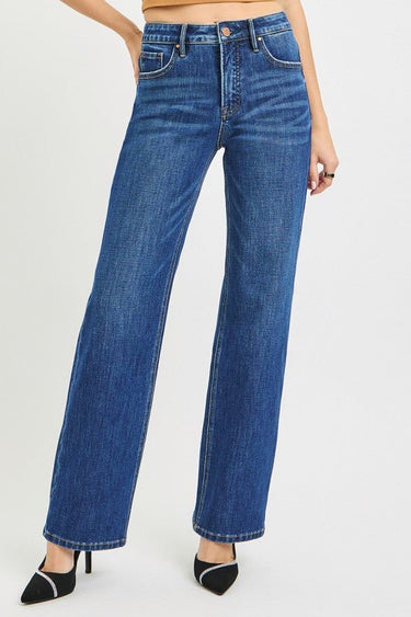Risen Tummy Control 4 - way Stretch High Rise Straight - Cowgirl Charm
