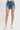 Tummy Control High Rise Distressed Denim Shorts – Frayed Hem Stretch Fit - Cowgirl Charm