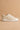 Womens Cream Leather - like Sneakers | Stylish White Casual Shoes for Everyday Wear - Cowgirl Charm
