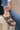Women’s Double Buckle Slip - On Sandals – Comfort Footbed, Brown Monogram Print Slides - Cowgirl Charm