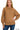 Zenana viscose mock neck sweater with exposed seam, short sleeve design, casual knit top for fall and winter wear