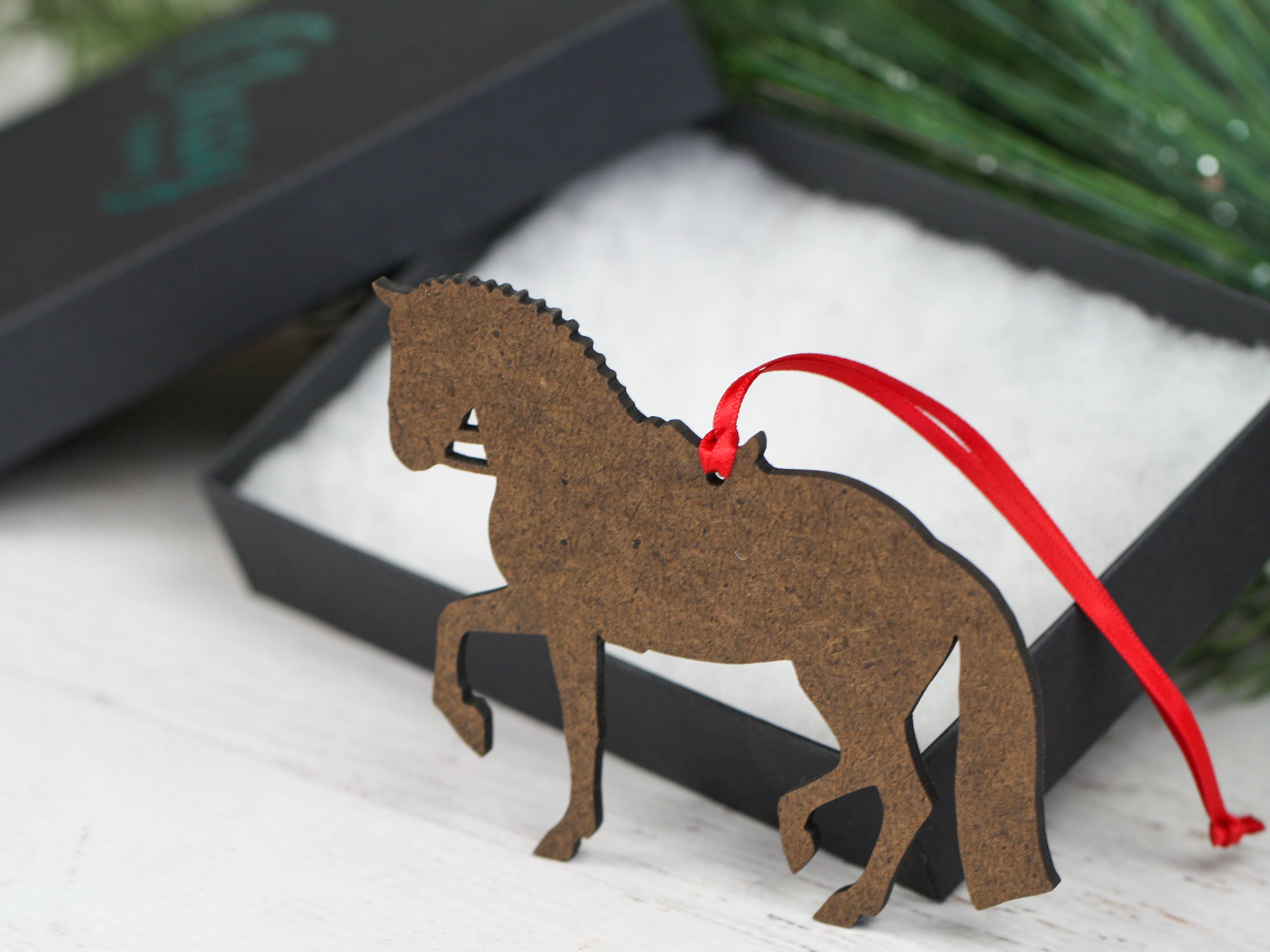 Dressage Horse Ornaments - Chestnut Sport Horse